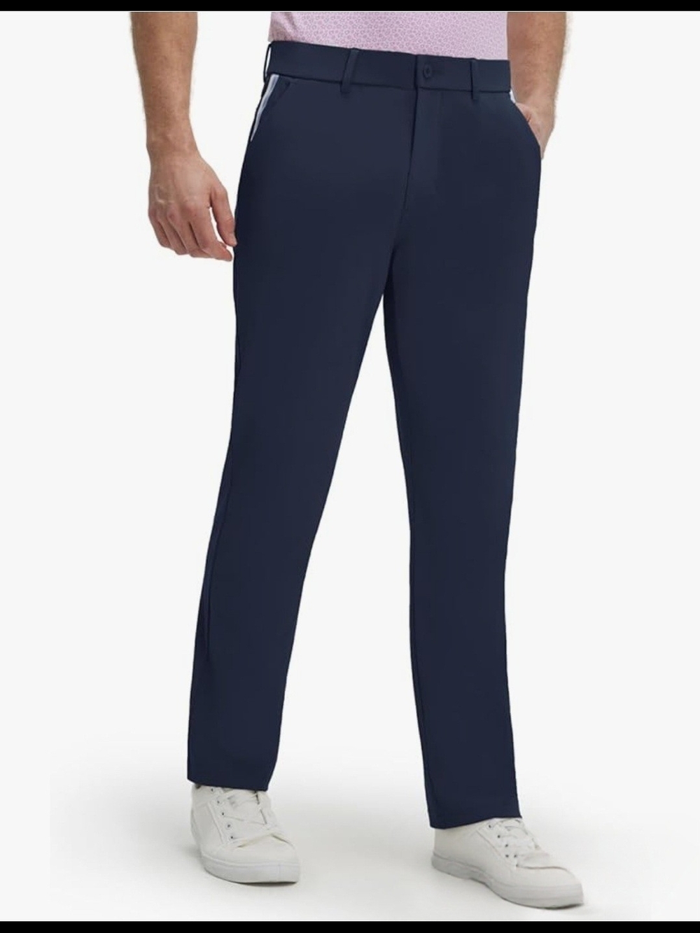 Men's Navy Blue Performance Travel/Golf Pants